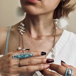 Brand New mink earrings